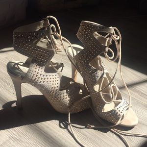 Aldo lace up heels